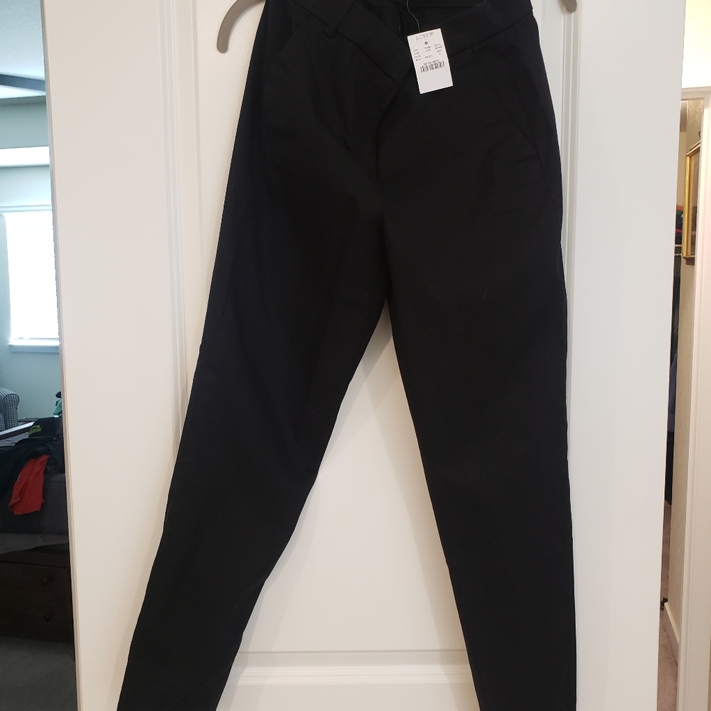 J Crew  black pants NWT